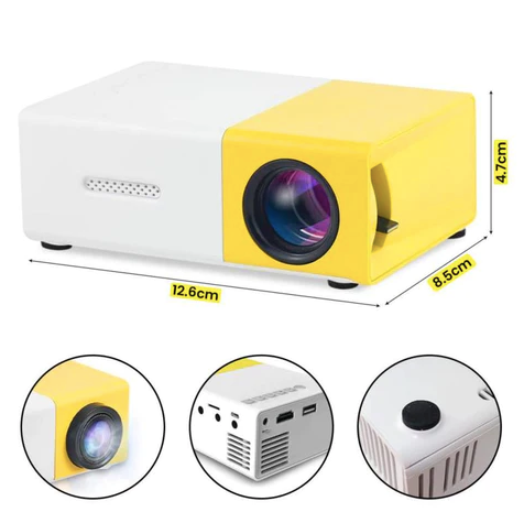 Mini proyector LED video beam YG300