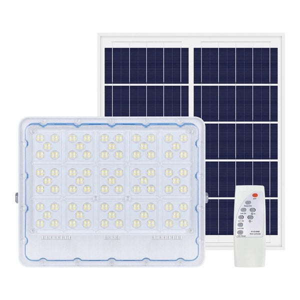 Lámpara solar LED 400W con panel y control remoto